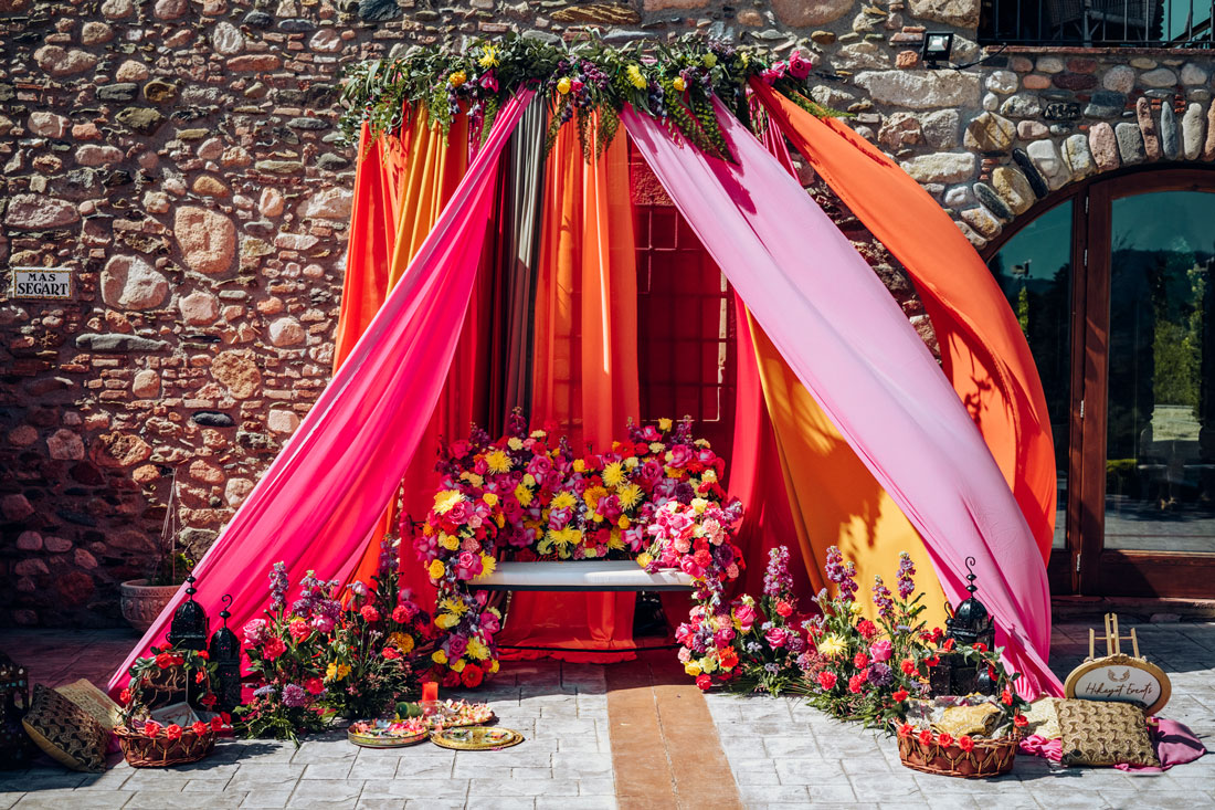 Trono Kosha para boda de estilo árabe