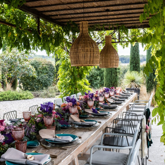 Decoración de mesas para bodas. Hikayat Events